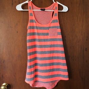 Neon pink tank top